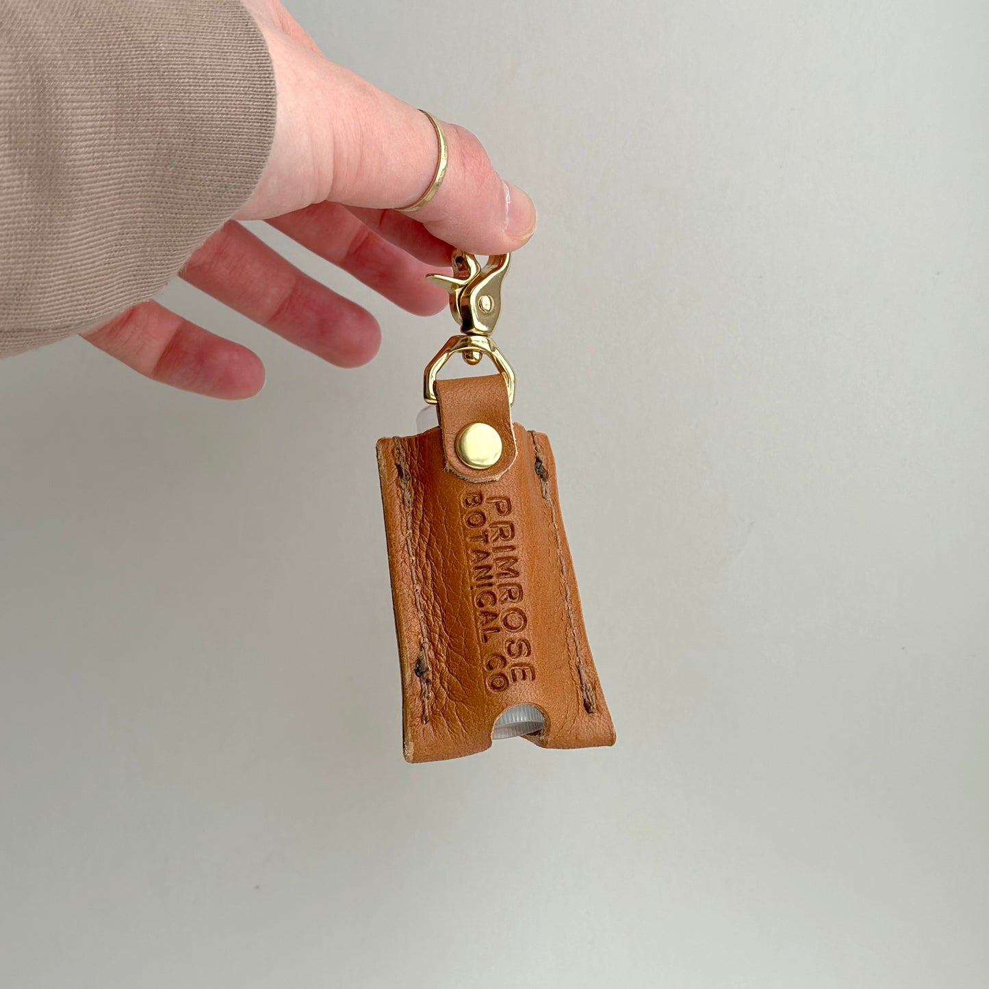 Leather Lip Balm Holder