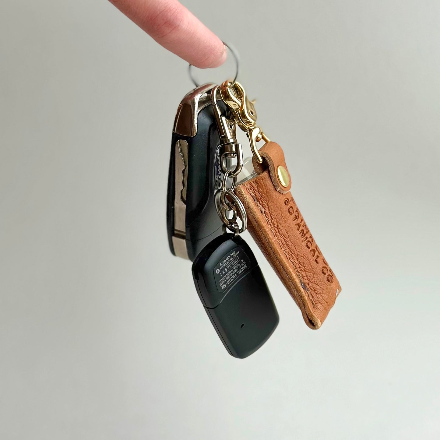 Leather Lip Balm Holder